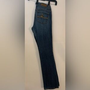 Seven7 Dark Blue Straight Leg Jeans